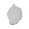 Non-Tarnish 201 Stainless Steel Pendants STAS-G273-09P-2