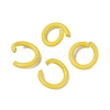 Spray Painted Iron Open Jump Rings IFIN-T017-04B-25-1