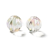 Two Tone UV Plating Rainbow Iridescent Acrylic Beads LS-TACR-D010-05E-2