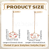 2Pcs 2 Styles Zinc Alloy Enamel Bookmarks AJEW-LP0006-04B-2