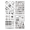 Globleland 4 Sheets 4 Styles PVC Plastic Clear Stamps DIY-GL0004-49B-8