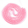 Baking Painted Imitation Jade Glass Round Bead Strands X-DGLA-Q021-6mm-03-2