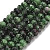 Natural Ruby in Zoisite Beads Strands G-Z111-A51-3