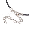 Glass Seed Beads & Polymer Clay & Evil Eye Lampwork Snowflake Pendant Necklaces NJEW-MZ00102-04-5