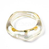 Transparent Resin Finger Rings RJEW-T013-001-E01-4