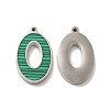 Synthetic Malachite Pendants STAS-A080-03P-2