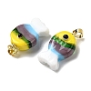 Handmade Lampwork Pendants LAMP-A007-01G-05-02-2