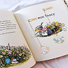 2Pcs 2 Styles Zinc Alloy Enamel Bookmarks AJEW-LP0006-04A-3