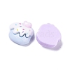 Opaque Cute Resin Decoden Cabochons X-RESI-B024-01G-2