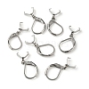 304 Stainless Steel Leverback Earring Findings with Pendant Bails STAS-WH0043-04P-1