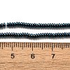 Electroplated Synthetic Non-magnetic Hematite Beads Strands G-L613-G01-01C-4