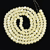 Baking Paint Glass Beads Strands DGLA-N015-6mm-08-2