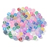 Transparent Frosted Glass Beads FGLA-YW0001-02B-3