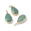 Natural Green Aventurine Pendants G-I323-04LG-03-1