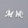 201 Stainless Steel Pendants STAS-O098-03S-M-2