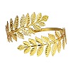 Leaf Alloy Arm Cuff Bangles for Women FS-WG391C2-01-1