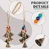 Iron Bell Wind Chime HJEW-AB00729-3