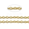 Brass Ring & Rectangle Link Chains CHC-P010-15G-2