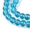 Transparent Glass Beads Strands X-GLAA-T032-T4mm-06-2