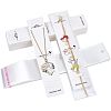 HOBBIESAY 50 Sets Paper Bracelet Display Cards OPP-HY0001-01A-1