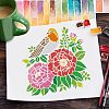 Plastic Reusable Drawing Painting Stencils Templates DIY-WH0172-464-5