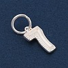 Number Series 925 Sterling Silver Charms STER-Q002-01H-3