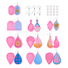 Craftdady DIY Dangle Earring Making Kits DIY-CD0001-30-7