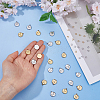 24Pcs 2 Colors 304 Stainless Steel Pendants STAS-HS0001-90A-3