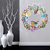 Wreath with Butterfly & Bee & Bird DIY Diamond Painting Display Kits PW-WG4AF8A-01-4