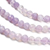 Natural Lavender Amethyst Beads Strands G-Z106-A03-4mm-4