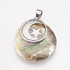 Shell Pendants KK-F751-E-3