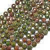 Natural Unakite Beads Strands G-K389-B55-01-1