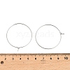 Brass Hoop Earring Findings LS-KK-R112-038E-3