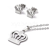 304 Stainless Steel Jewelry Sets SJEW-D094-22P-3