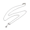 Brass Cable Chain Necklaces for Women NJEW-D302-58P-1