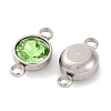 K9 Glass Connector Charms GLAA-G017-P13-2
