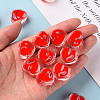 Transparent Enamel Acrylic Beads TACR-S155-004F-5