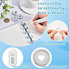 Hollow Heart ABS Plastic Loose Leaf Ring Round Binder Discs KY-SP0001-21A-02-6