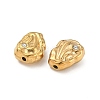 304 Stainless Steel Crystal Rhinestone Beads STAS-U050-01F-G-2