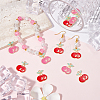 40Pcs 2 Colors Light Gold Plated Alloy Enamel Pendants FIND-SC0013-20-4