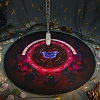 Flat Round Rubber Pendulum Altar Mats PW-WGF7900-01-3