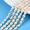 Natural Cultured Freshwater Pearl Beads Strands X-PEAR-N012-05F-1