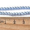 Baking Painted Synthetic Non-Magnetic Hematite Beads Strands G-H020-K01-08-2