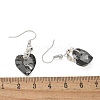 Heart Glass Dangle Earrings EJEW-JE01737-5