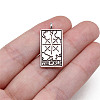 Tibetan Style Alloy Pendants TARO-PW0001-01D-1