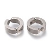 303 Stainless Steel Cuff Earrings EJEW-F262-01D-P-2