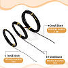 3 Rolls 3 Styles Round Aluminum Wire AW-TADJ0001-03A-3