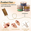 5 Rolls 5 Colors 18-Ply Cotton Twisted Cord OCOR-TA0003-75-4