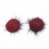 Mink Fur Ball Decoration X-FIND-S267-2.5cm-06-2