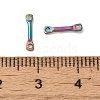 Ion Plating(IP) 304 Stainless Steel Links Connector Charms STAS-Q323-07MC-3